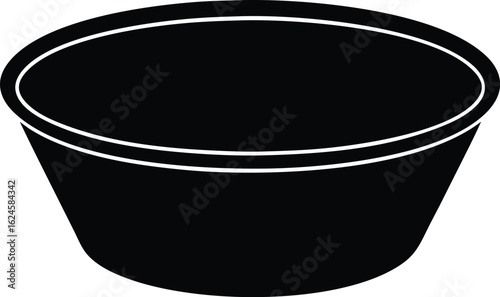  ramekin silhouette vector