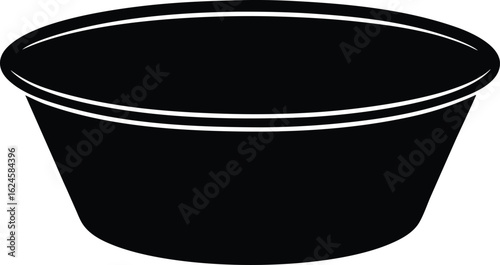  ramekin silhouette vector