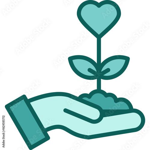 Charity solid icon