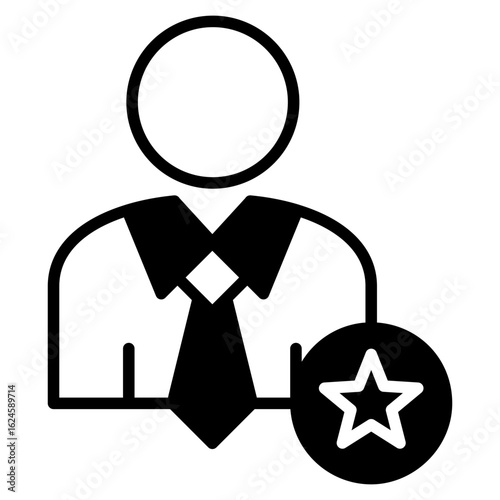 Expert outline mixed icon