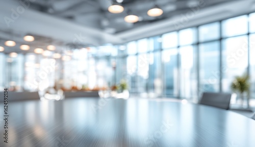 Wallpaper Mural Blurry modern office interior, spacious and bright Torontodigital.ca