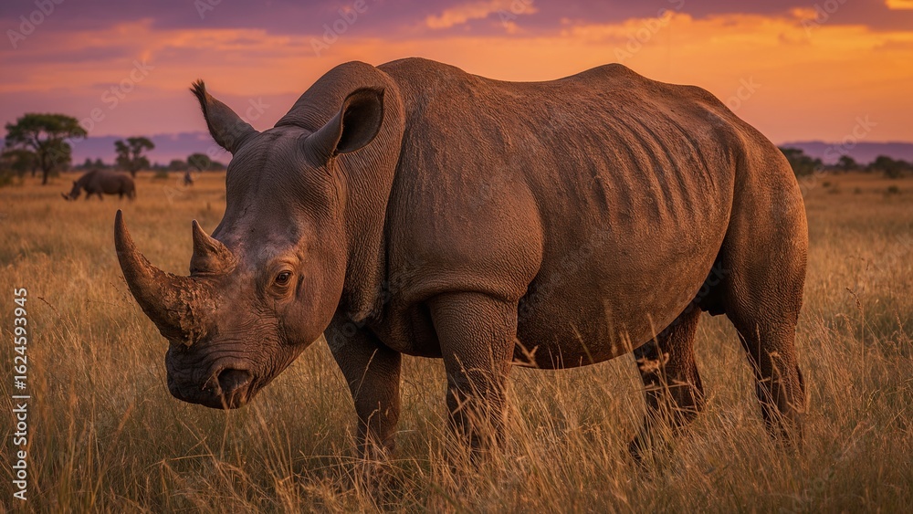 Obraz premium Image about world rhino day