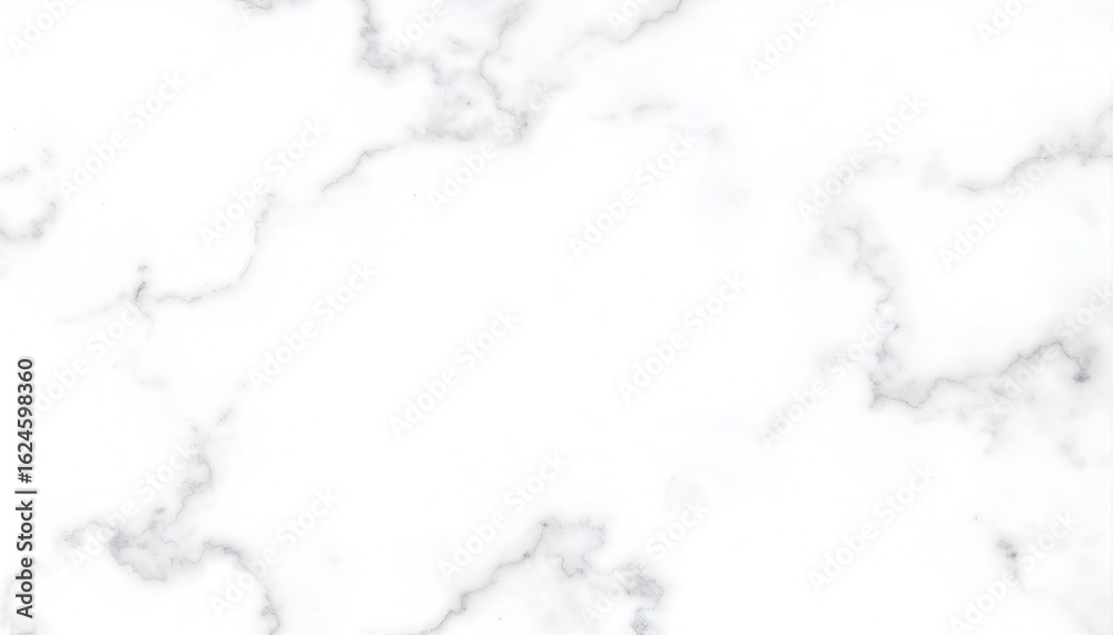 Fototapeta premium Luxurious White Marble Slab with Soft, Cloudy Grey Veins