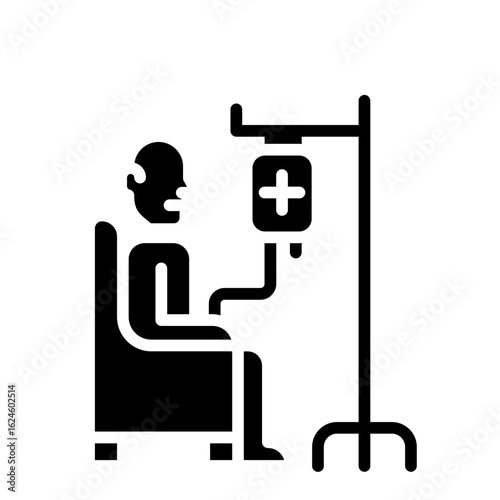 Chemotherapy method disease icon