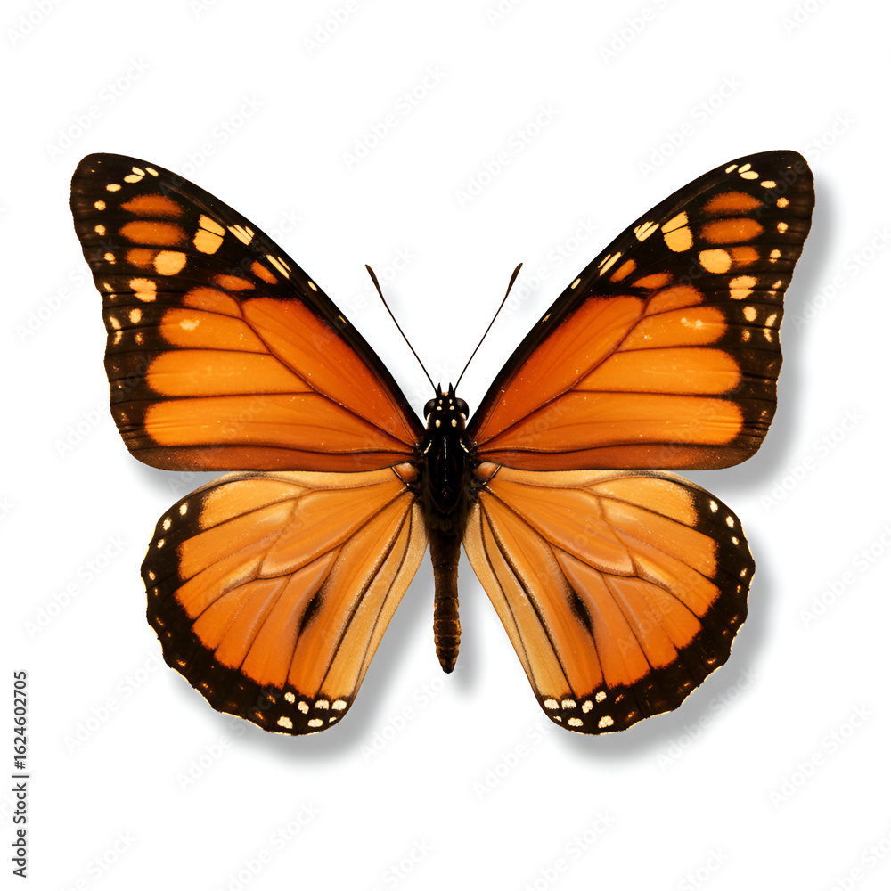 Fototapeta premium butterfly on white background