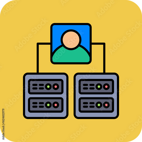 Client servers Icon