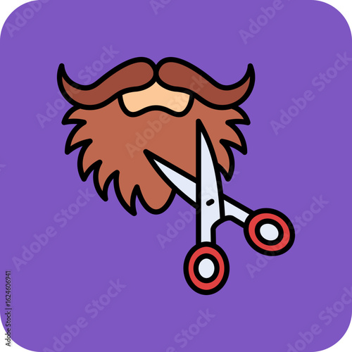 Beard trimming Icon
