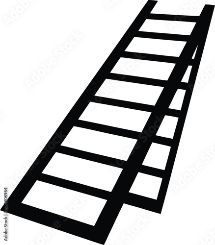 agility ladder on white background.eps