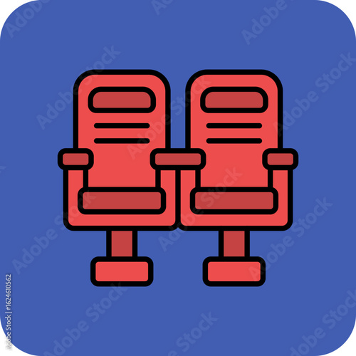 Cinema seats Icon