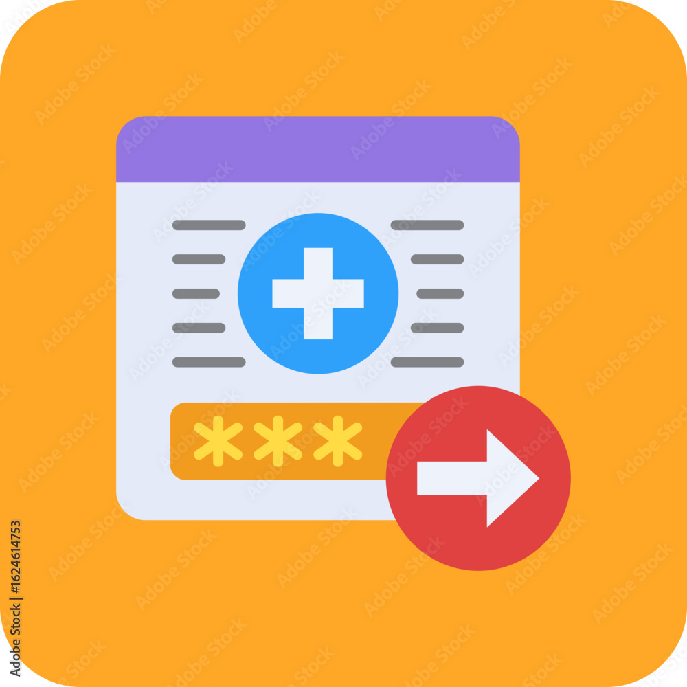 Obraz premium Log out Icon