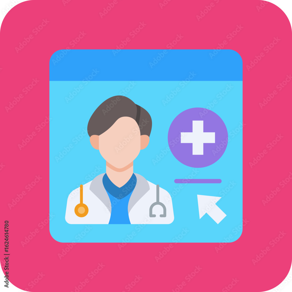 Fototapeta premium Online appointment Icon
