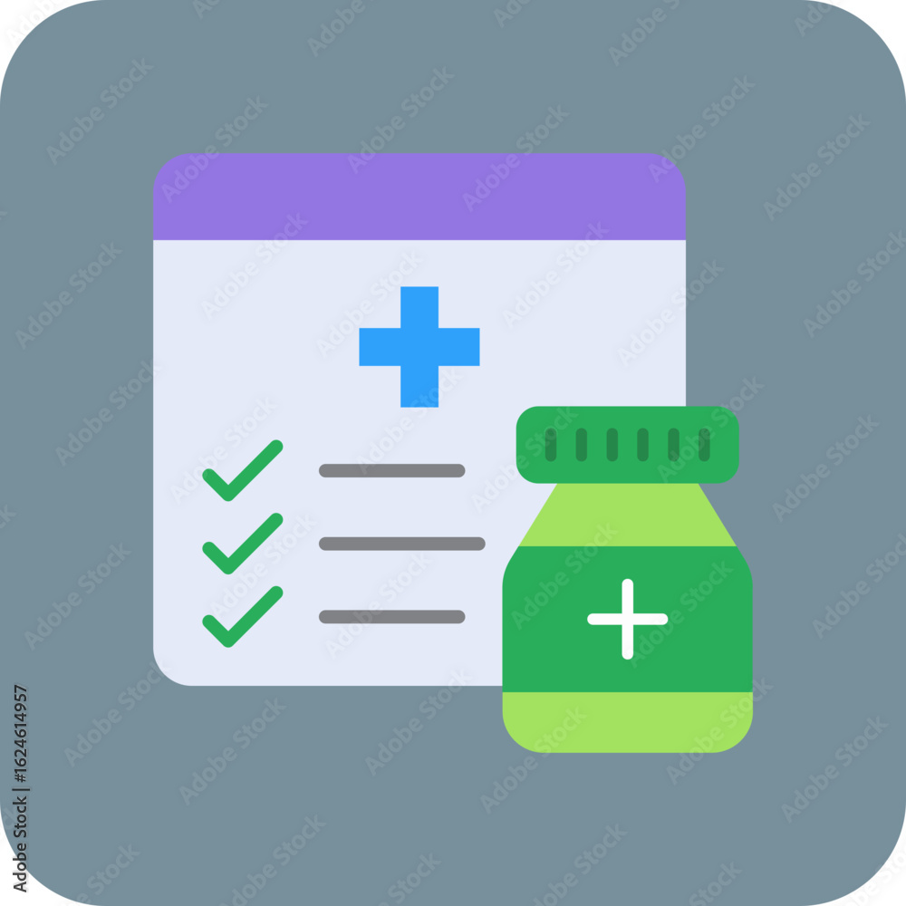 Fototapeta premium Medical website Icon