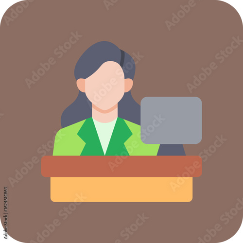 Receptionist Icon