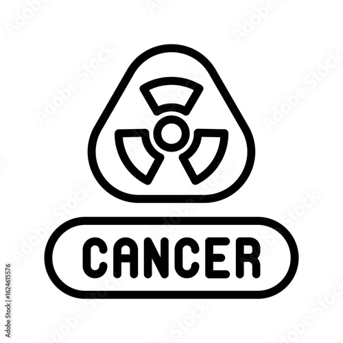 Cancer sign icon