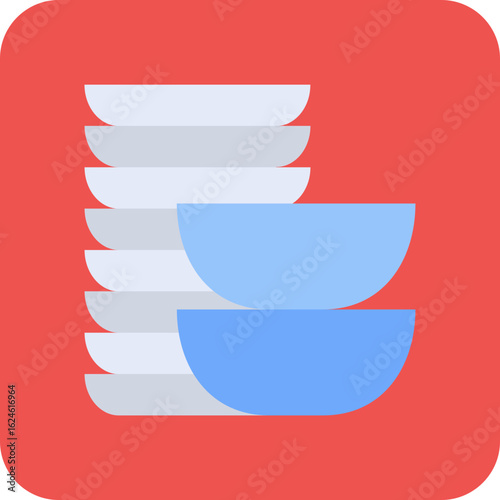 Plates and bowls Icon