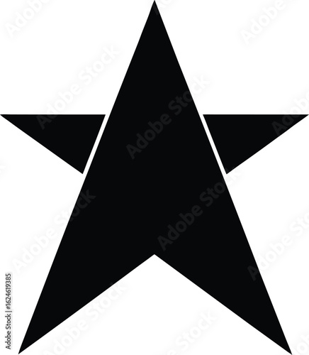 walk of fame star on white background.eps