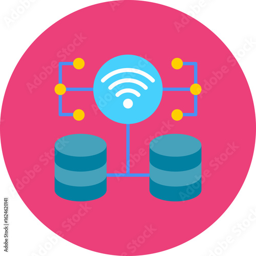 Wireless database Icon