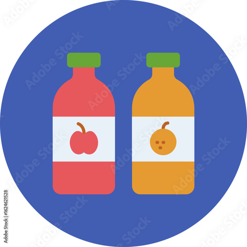Juice bottles Icon