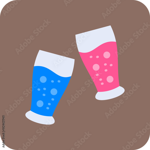 Juice glasses Icon