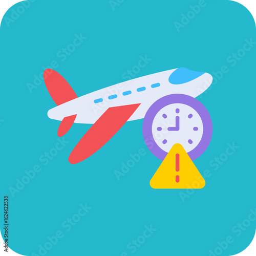 Flight delay Icon