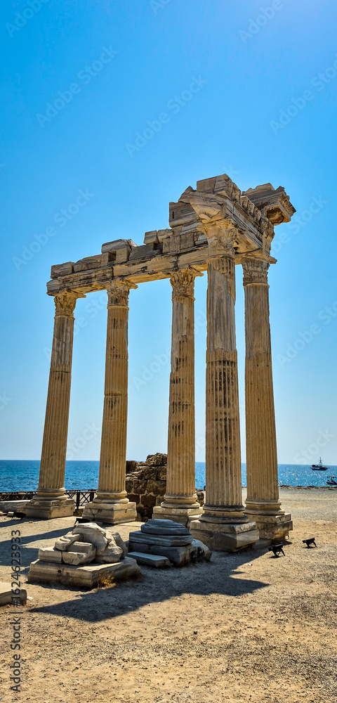 Fototapeta premium Apollo Tempel in Side Türkei