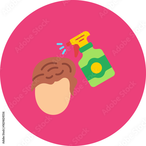 Watering hair Icon