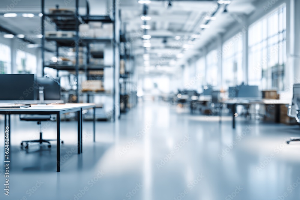 Fototapeta premium Empty modern office space