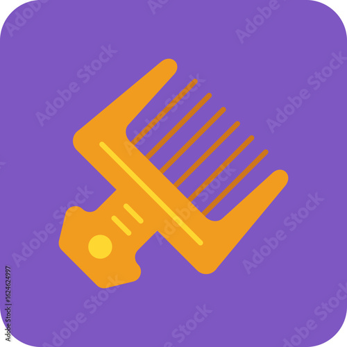 Afro comb Icon