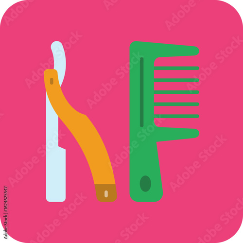 Hair cutting Icon
