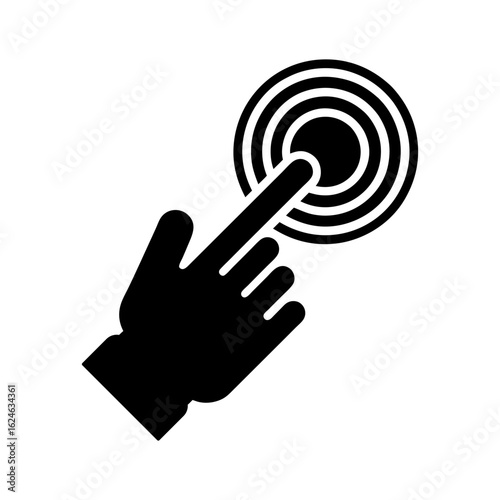 Touch Gesture Icons Set – Clean White Background.