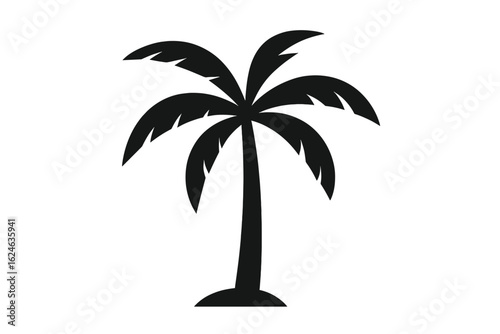Illustration of a palm tree symbolizing a tropical getaway and relaxed vacation vibe