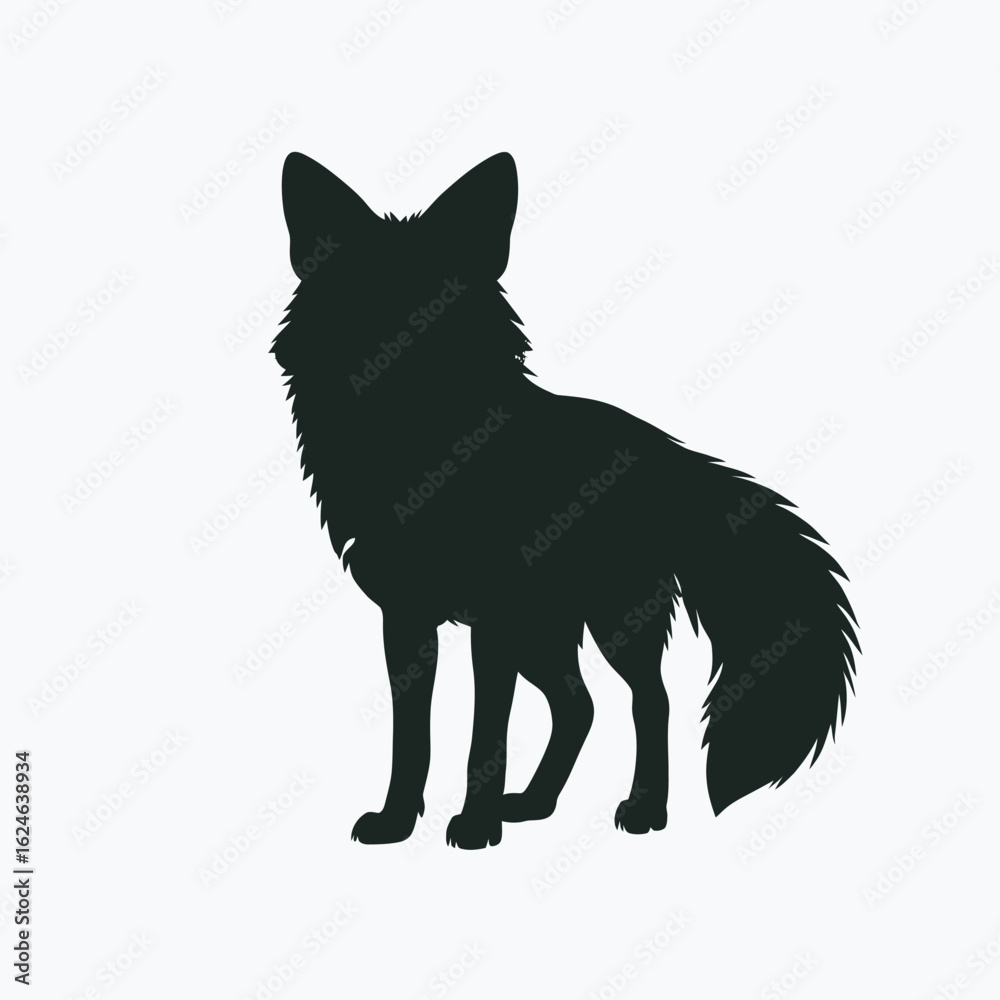 Obraz premium fox vector illustration