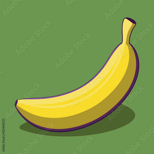 Banana Fruit Vector Illustration Icon