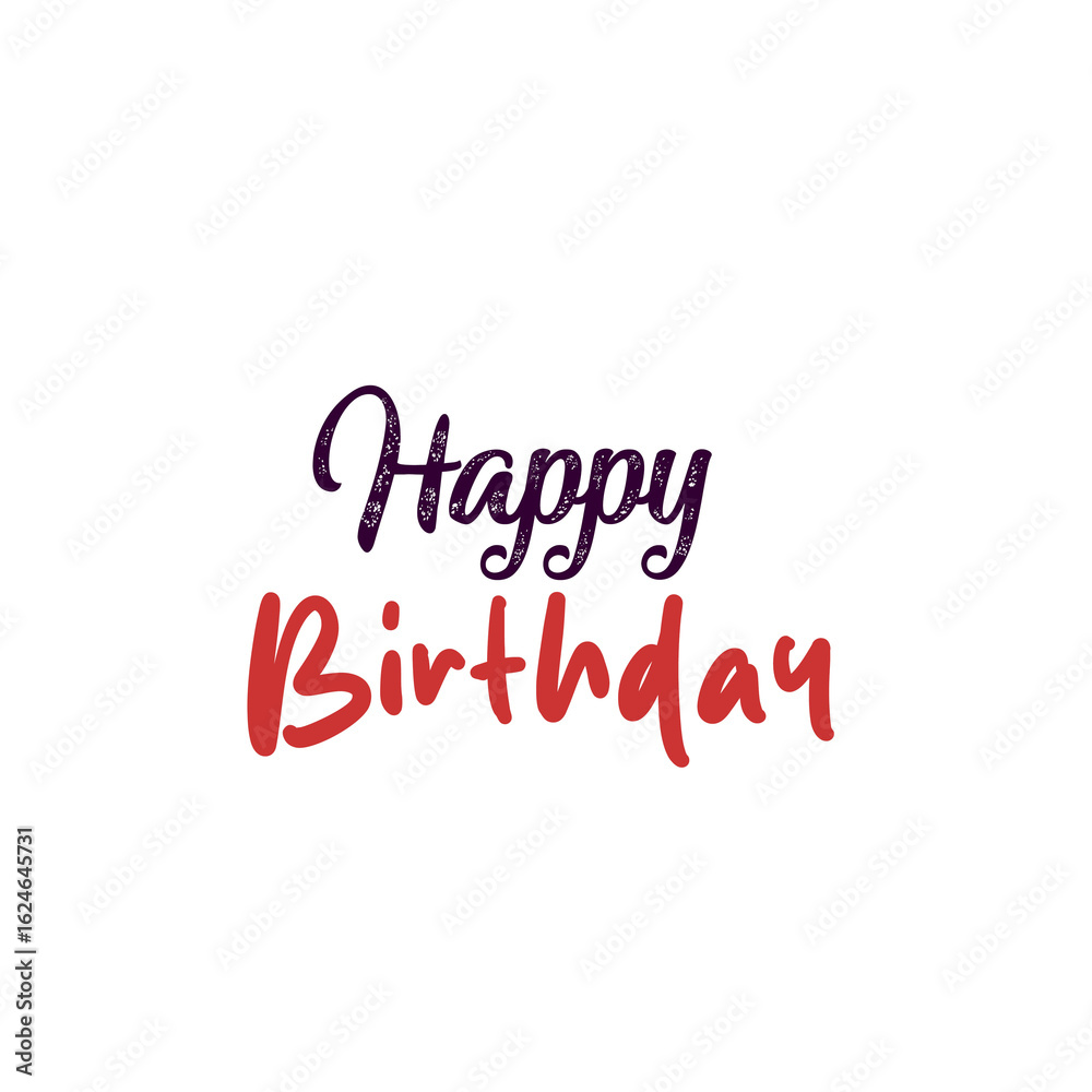 Fototapeta premium Celebrate special days with this trendy Happy Birthday message for invitations and festive designs