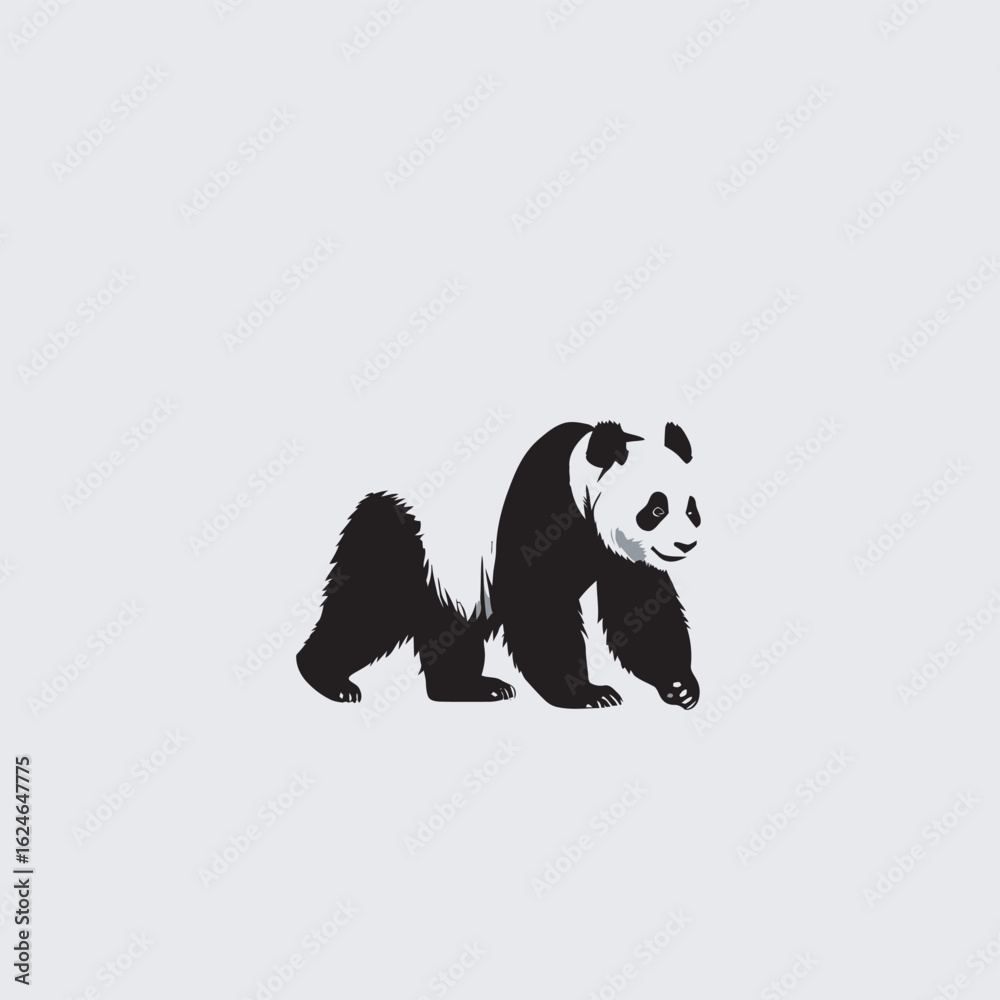 Naklejka premium panda bear vector