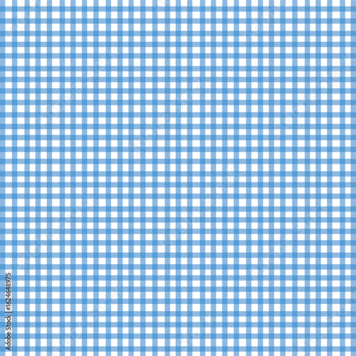 Light blue and white gingham pattern evokes a classic, cheerful textile design background for various uses