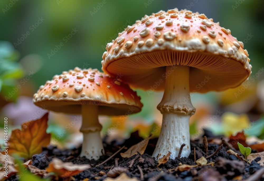Fototapeta premium poisonous mushrooms may mimic neurotransmitters or inhibit their breakdown causing neurological imbalance and toxicity