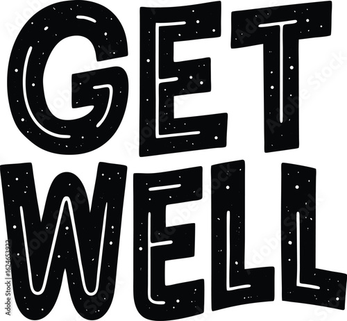 get well card on white background.eps