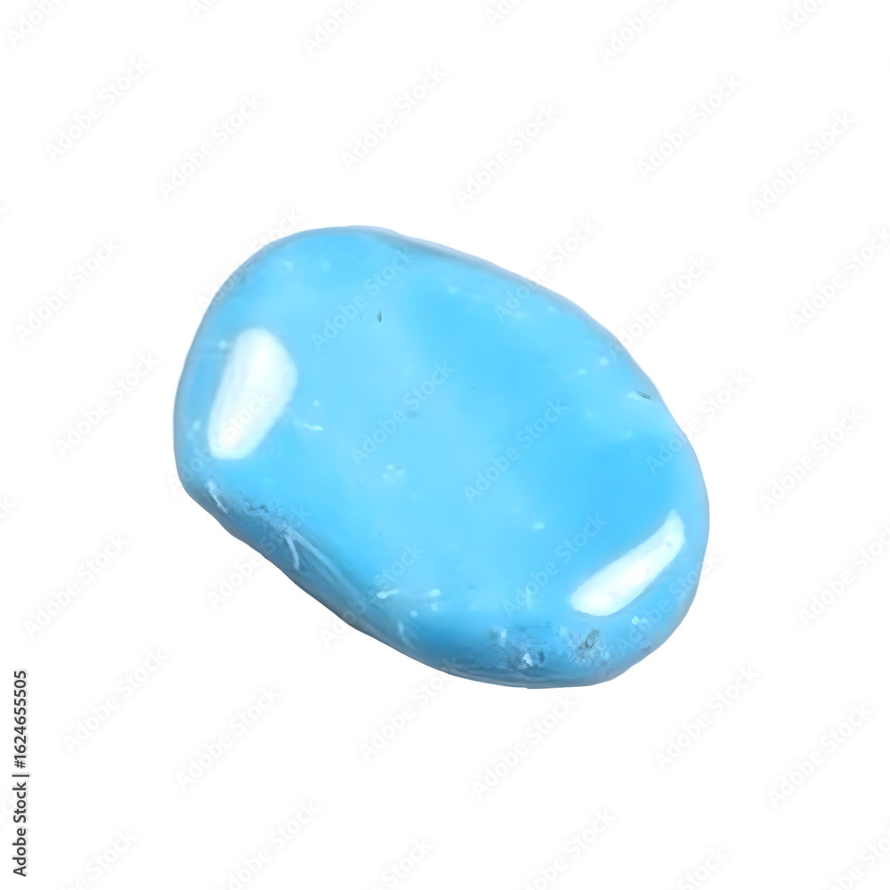 Smooth Blue Stone with Glossy Surface Smooth Blue Stone with Glossy Surface