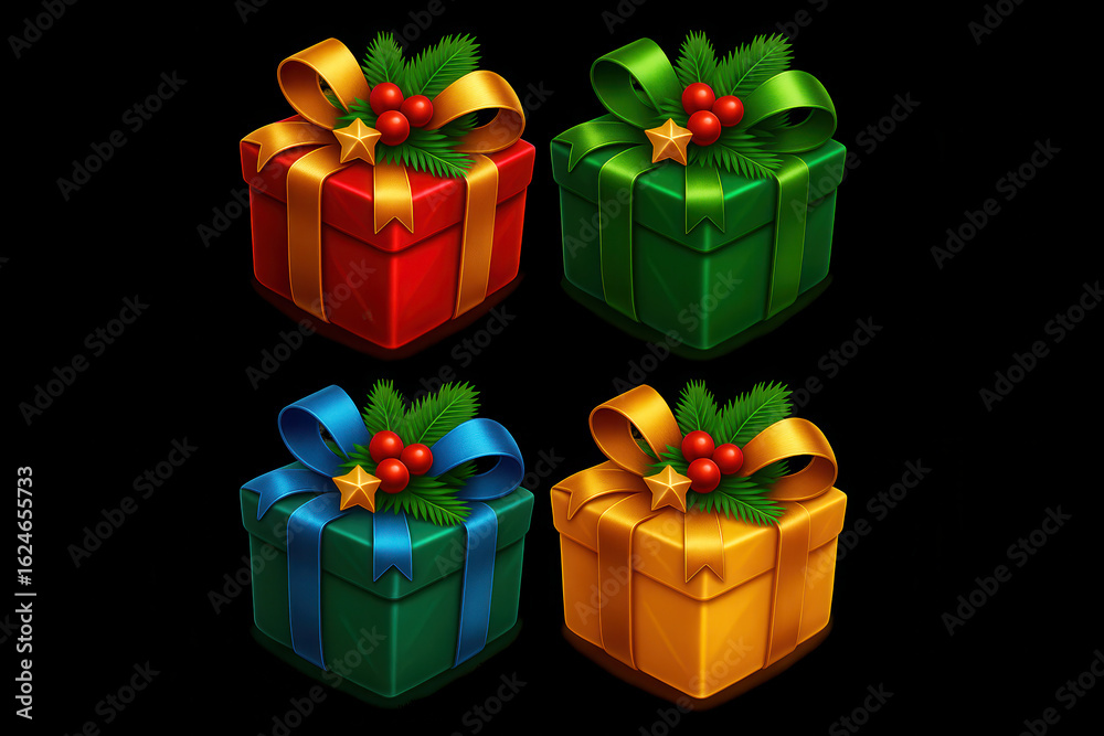 Obraz premium christmas gift box