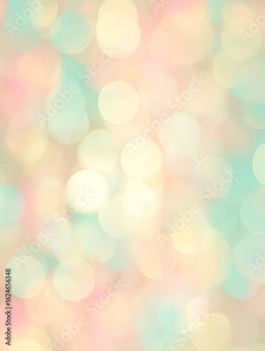 Soft pastel bokeh lights abstract background