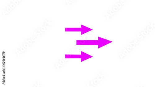 Right arrow for road direction. Glowing red neon light traffic directional arrows sign.
