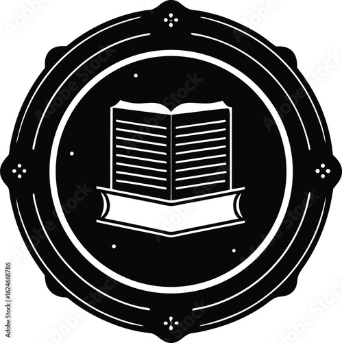 ex libris plate on white background.eps