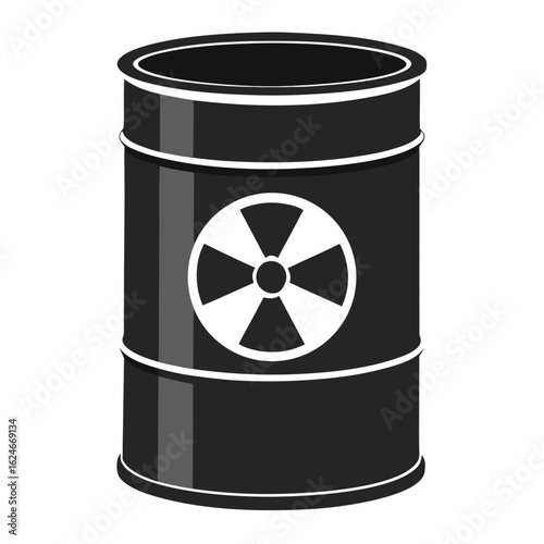 radioactive waste barrel
