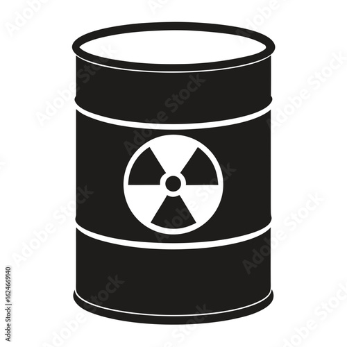 barrel with radioactive waste