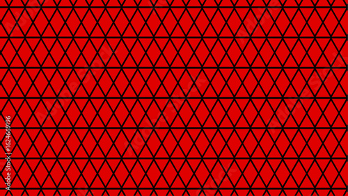 Black line background decorative red color triangle pattern geometric linear design perfect for digital backgrounds, textiles, or modern abstract decor.