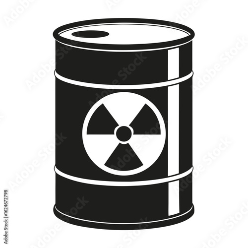radioactive waste barrel