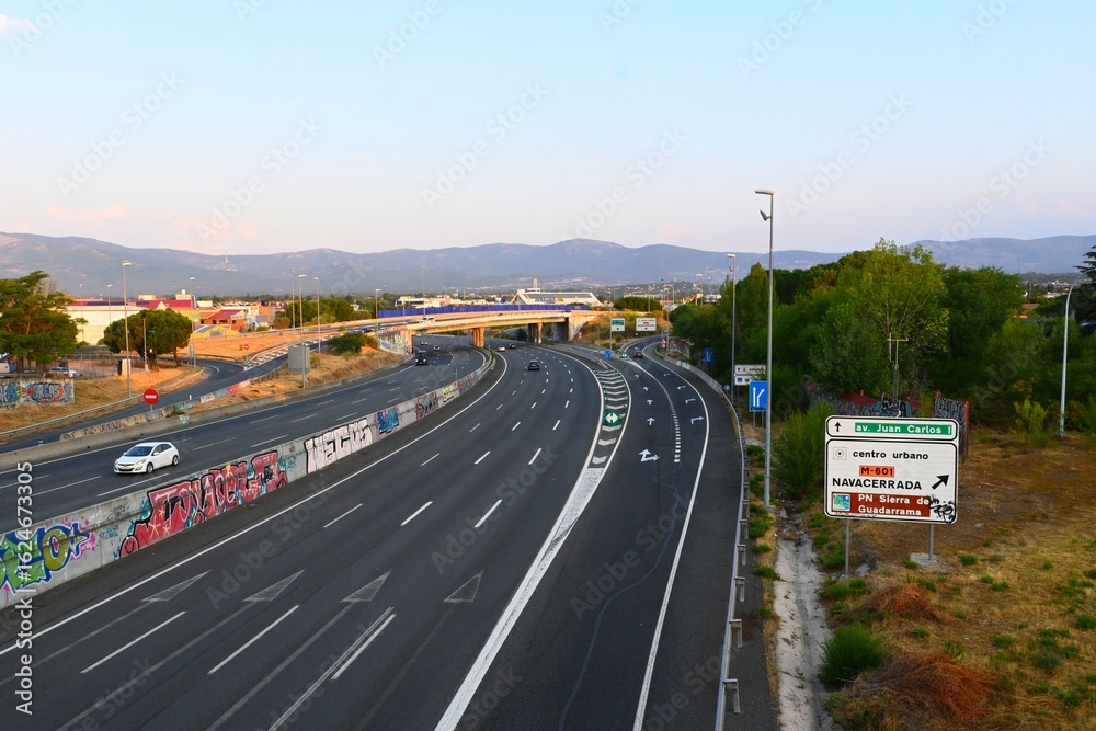 Fototapeta premium traffic on the highway