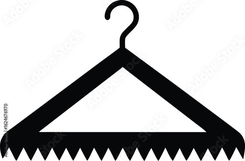 sawtooth hanger on white background.eps