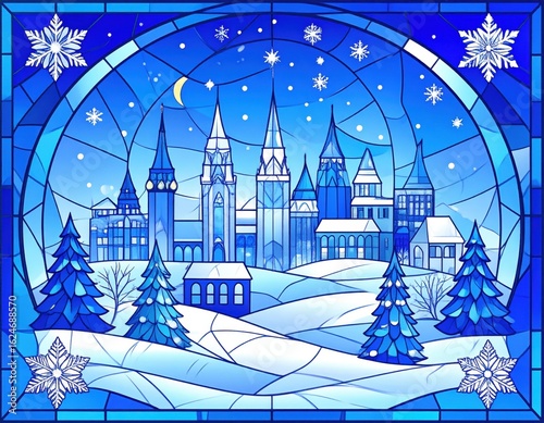 stained glass window